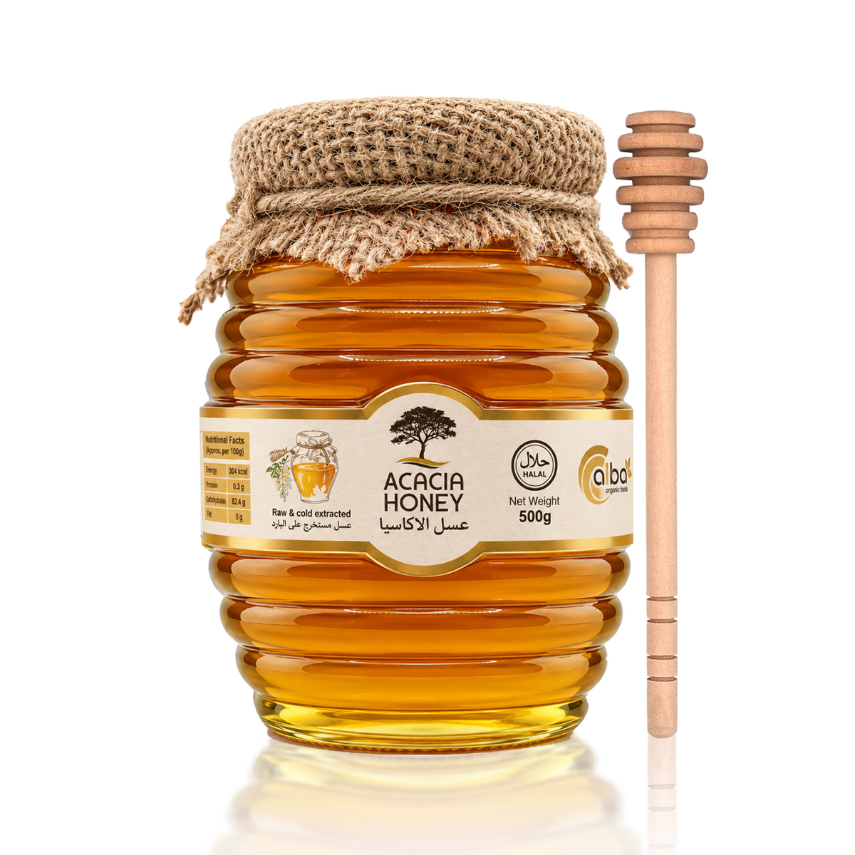 Acacia Honey 500g | Raw & Cold Extracted Honey