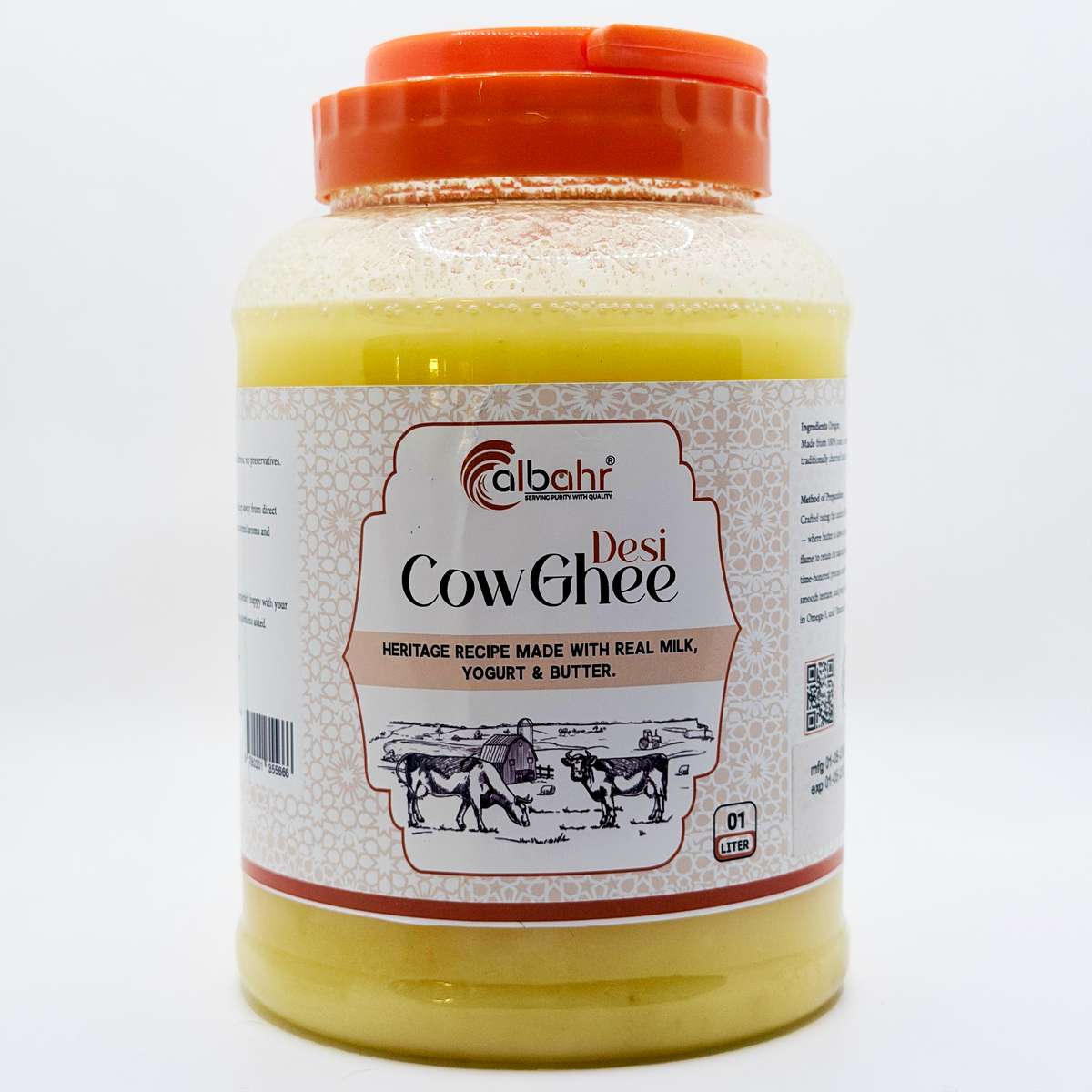 Desi Cow Ghee 1 Liter | 100% Pure Organic & Halal Certified