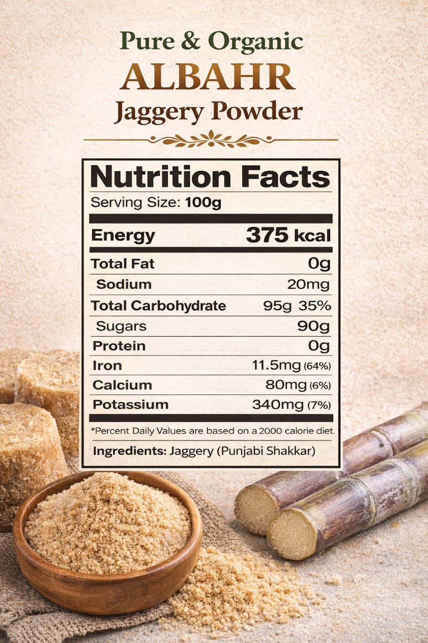 Powder Jaggery (Desi Shakar)